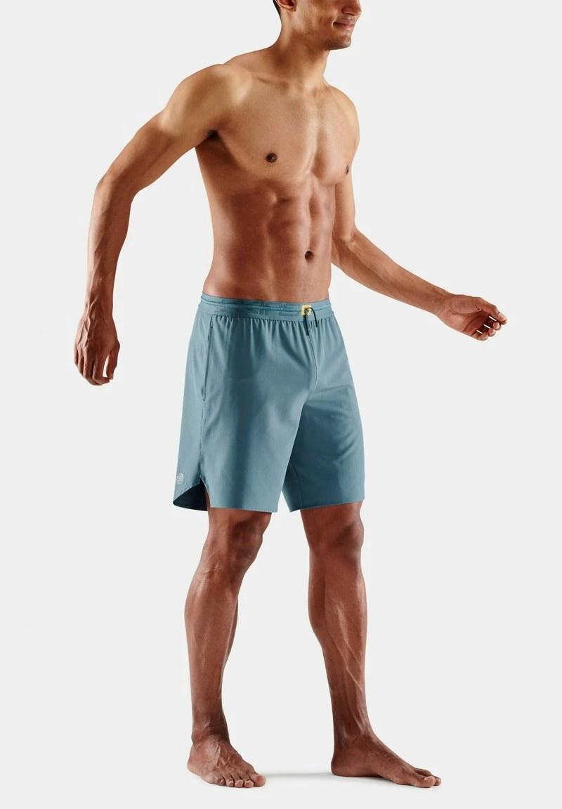 SKINS Kurze Sporthose - Blue Grey 2 SKINS Kurze Sporthose - Blue Grey – Bild 2