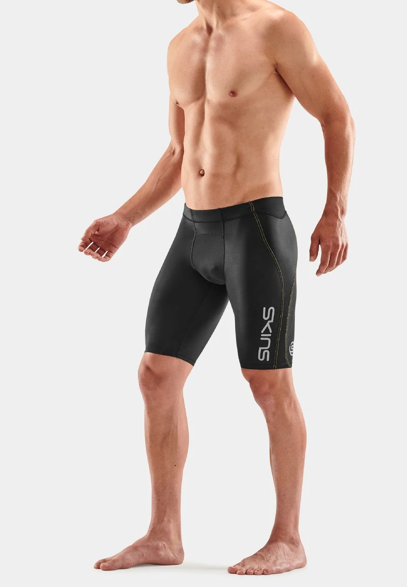 SKINS Kurze Sporthose - Black Yellow 4 SKINS Kurze Sporthose - Black Yellow – Bild 4