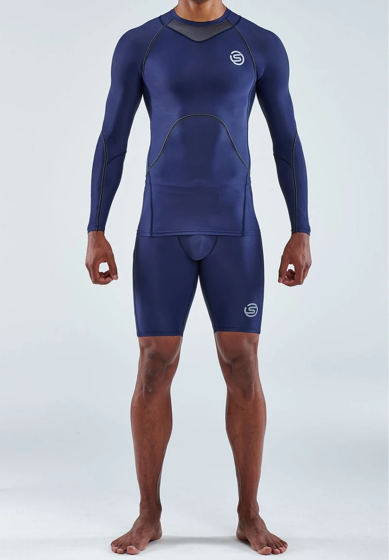 SKINS LONGSLEEVE - Langarmshirt - Navy Blue 5 SKINS LONGSLEEVE - Langarmshirt - Navy Blue – Bild 5