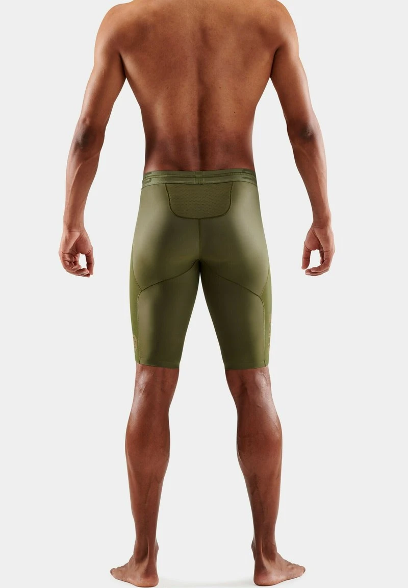 SKINS KOMPRESSIONS - Kurze Sporthose - Khaki 2 SKINS KOMPRESSIONS - Kurze Sporthose - Khaki – Bild 2