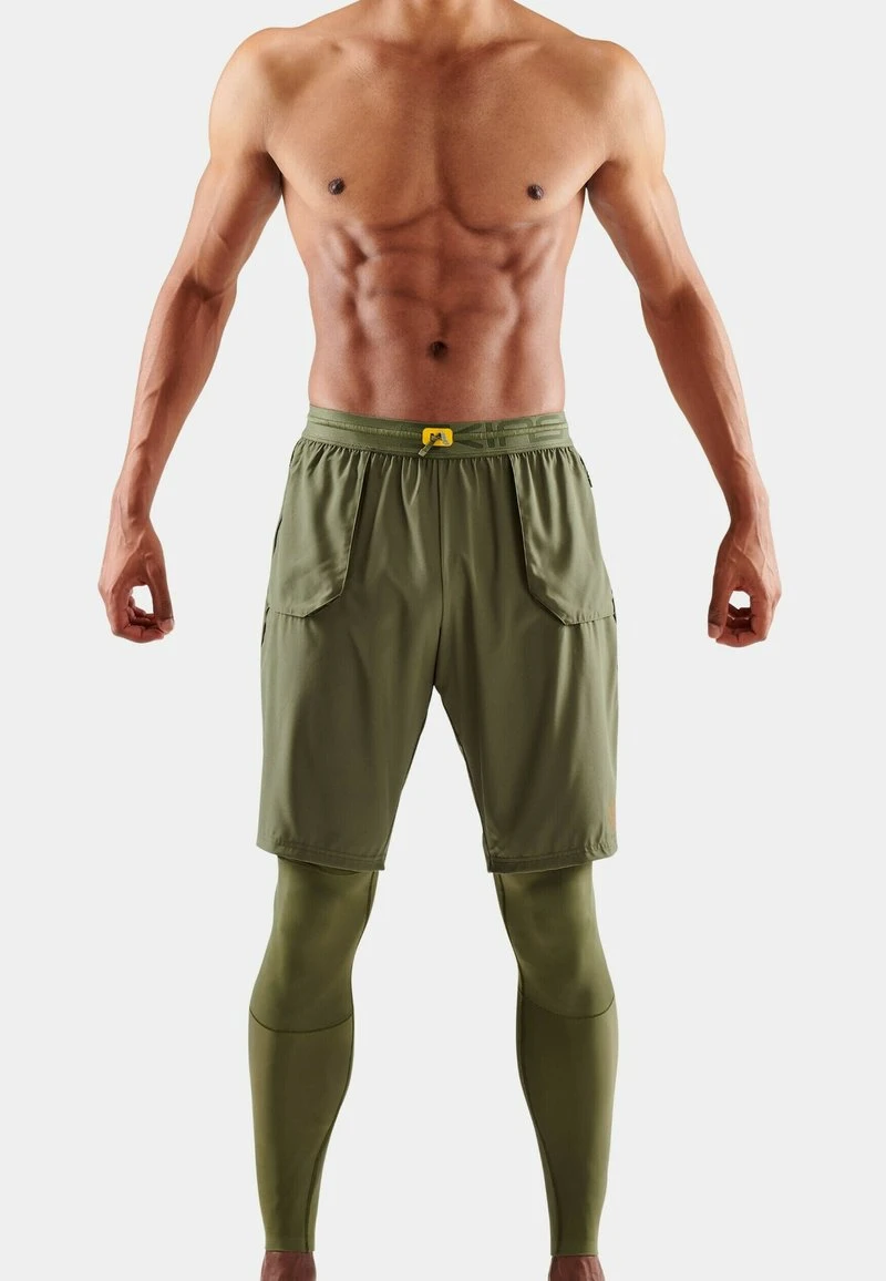 SKINS SUPERPOSE - Tights - Khaki 2 SKINS SUPERPOSE - Tights - Khaki – Bild 2