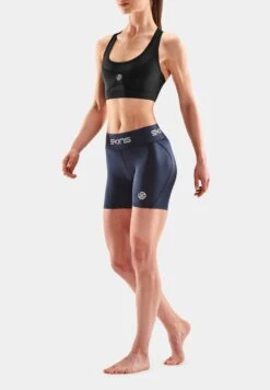 SKINS Kurze Sporthose - Navy Blue -Skins 1243f847a6cf4a7288fba8cf1b0df9f7