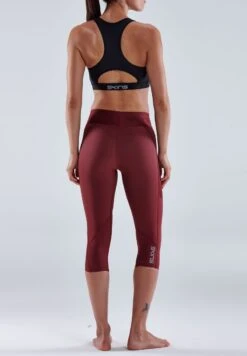 SKINS 3/4 Sporthose - Burgundy 8 SKINS 3/4 Sporthose - Burgundy -Skins 16013eb34e85409a9ed20a10c35b3247