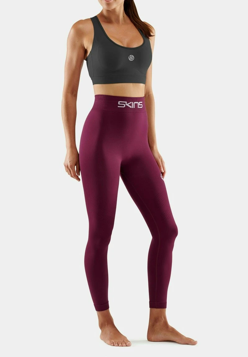 SKINS KOMPRESSION - Tights - Burgundy 2 SKINS KOMPRESSION - Tights - Burgundy – Bild 2
