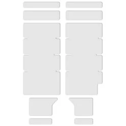 Lizard Skins Fork Protector - Clear Gabelschutzfolien (2-teilig)