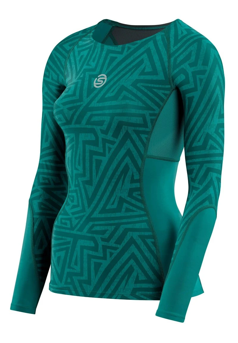 SKINS LONGSLEEVE - Langarmshirt - Lt Teal Angle 1 SKINS LONGSLEEVE - Langarmshirt - Lt Teal Angle