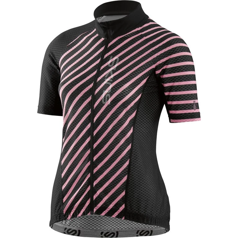 SKINS Cycle Compression Love Cats X-Light Kurzarmtrikot Damen - Black/Cosmo 1 SKINS Cycle Compression Love Cats X-Light Kurzarmtrikot Damen - Black/Cosmo
