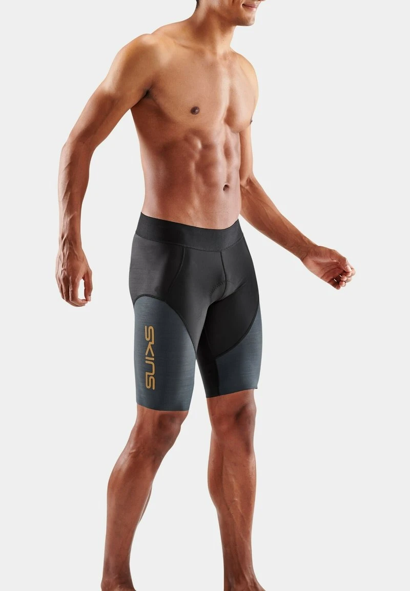 SKINS ELITEHALF - Tights - Black Carbon 4 SKINS ELITEHALF - Tights - Black Carbon – Bild 4