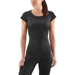 SKINS Ultimate Compression T-Shirt Damen - Schwarz -Skins 305875 03 d 627627