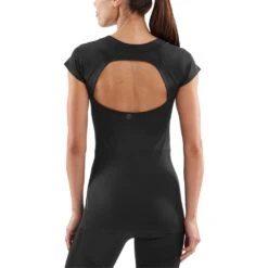 SKINS Ultimate Compression T-Shirt Damen - Schwarz -Skins 305875 04 d 627628