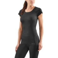 SKINS Ultimate Compression T-Shirt Damen - Schwarz -Skins 305875 05 d 627629