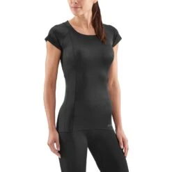 SKINS Ultimate Compression T-Shirt Damen - Schwarz -Skins 305875 06 d 627630