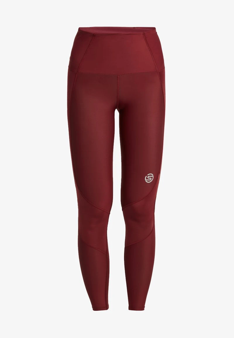 SKINS KOMPRESSIONSHOSE THERMAL LONG - Tights - Burgundy 6 SKINS KOMPRESSIONSHOSE THERMAL LONG - Tights - Burgundy – Bild 6