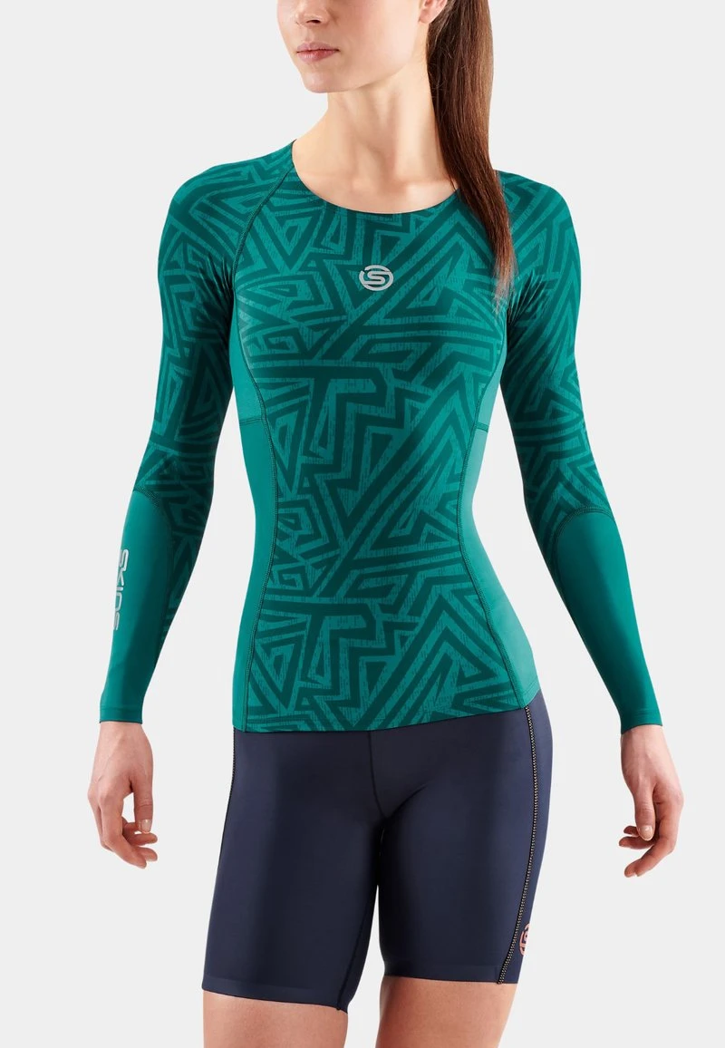SKINS LONGSLEEVE - Langarmshirt - Lt Teal Angle 2 SKINS LONGSLEEVE - Langarmshirt - Lt Teal Angle – Bild 2