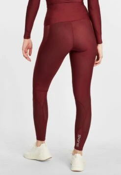 SKINS KOMPRESSIONSHOSE THERMAL LONG - Tights - Burgundy 8 SKINS KOMPRESSIONSHOSE THERMAL LONG - Tights - Burgundy -Skins 39aea7c648684262a4e2a43503e2c1c0