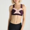 SKINS DNAMIC CROP - Sport BH - Merlot