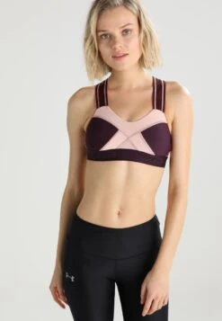 SKINS DNAMIC CROP - Sport BH - Merlot