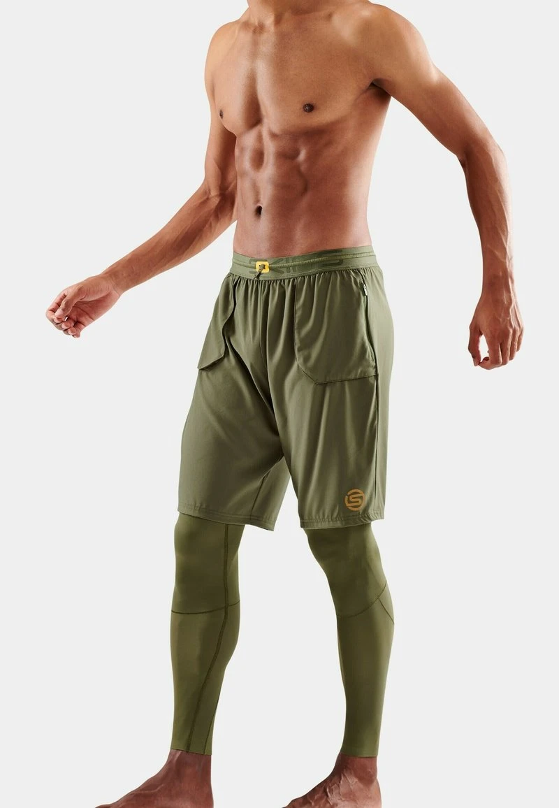 SKINS SUPERPOSE - Tights - Khaki 5 SKINS SUPERPOSE - Tights - Khaki – Bild 5