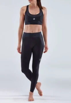 SKINS KOMPRESSIONSHOSE THERMAL LONG - Tights - Black
