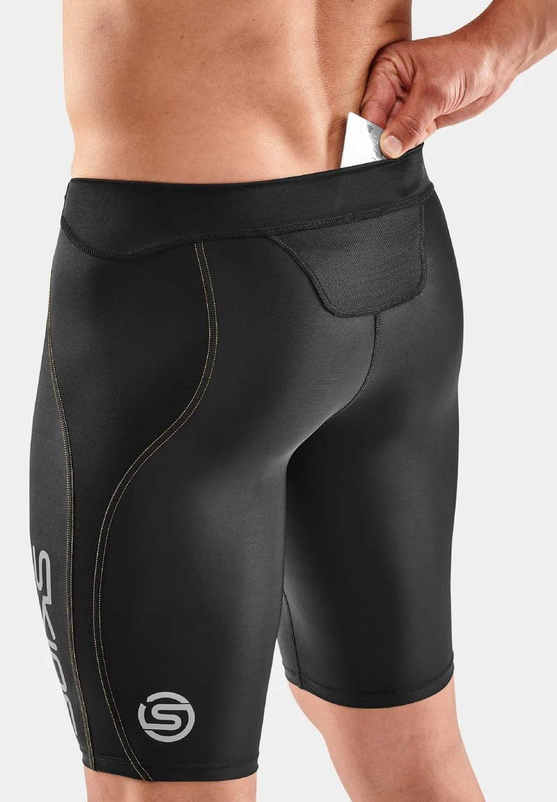 SKINS Kurze Sporthose - Black Yellow 6 SKINS Kurze Sporthose - Black Yellow – Bild 6