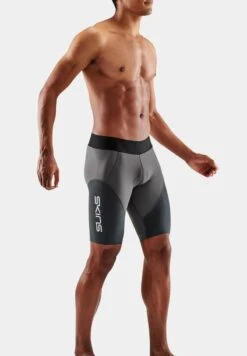 SKINS ELITEHALF - Tights - Charcoal Carbon 9 SKINS ELITEHALF - Tights - Charcoal Carbon -Skins 452b07f4bde94cf3af8680865412c1dd