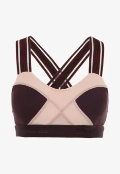 SKINS DNAMIC CROP - Sport BH - Merlot -Skins 4804f65c40ba4b4b8538342dbe1b01c3