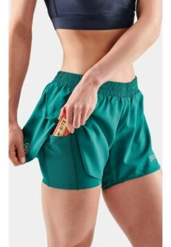 SKINS 2 IN 1 SUPERPOSE - Kurze Sporthose - Lt Teal 11 SKINS 2 IN 1 SUPERPOSE - Kurze Sporthose - Lt Teal -Skins 495fabedbe9c4ad5aa1f3f6c04e1d78b