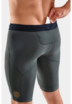 SKINS KOMPRESSIONS - Kurze Sporthose - Grey Blue 11 SKINS KOMPRESSIONS - Kurze Sporthose - Grey Blue -Skins 4a632e3df8e0488b9914e6b62b8ca6a8