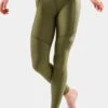 SKINS KOMPRESSIONSHOSE THERMAL LONG - Tights - Khaki