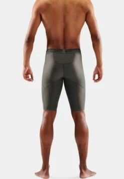 SKINS KOMPRESSIONS - Kurze Sporthose - Mottled Dark Grey -Skins 511aa940e6344c9483b4c7cffcefe615