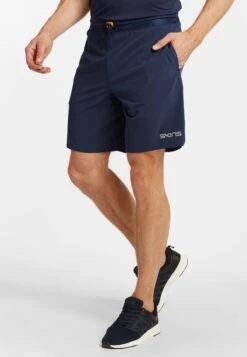 SKINS Kurze Sporthose - Navy Blue