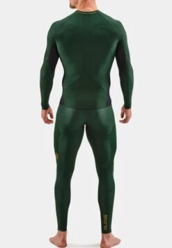 SKINS KOMPRESSIONSSHIRT S5 - Langarmshirt - Green Grey 10 SKINS KOMPRESSIONSSHIRT S5 - Langarmshirt - Green Grey -Skins 54d880f7f38846e6894574996b24e7cd