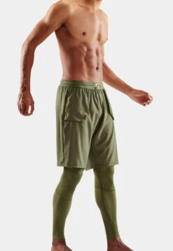 SKINS SUPERPOSE - Tights - Khaki 11 SKINS SUPERPOSE - Tights - Khaki -Skins 569ace6792bf4a2db49727289bf8bb58