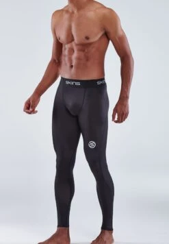 SKINS KOMPRESSIONSHOSE S1 LONG TIGHTS - Unterhose Lang - Black -Skins 57b468aab2154530be17bd888cd15ec5