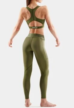 SKINS KOMPRESSIONSHOSE THERMAL LONG - Tights - Khaki 8 SKINS KOMPRESSIONSHOSE THERMAL LONG - Tights - Khaki -Skins 58a42fc74cac444b9155a5e29ba5902b