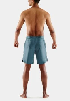 SKINS Kurze Sporthose - Blue Grey 8 SKINS Kurze Sporthose - Blue Grey -Skins 61930d1ff8754b0bb44611e8af68ddb7