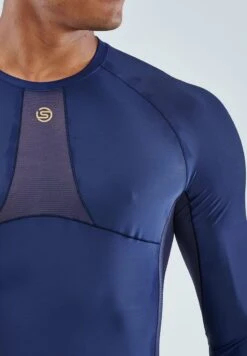 SKINS KOMPRESSIONSSHIRT S5 - Langarmshirt - Navy Blue -Skins 62ed3d3a94314cce8bcf1bea79becf5d