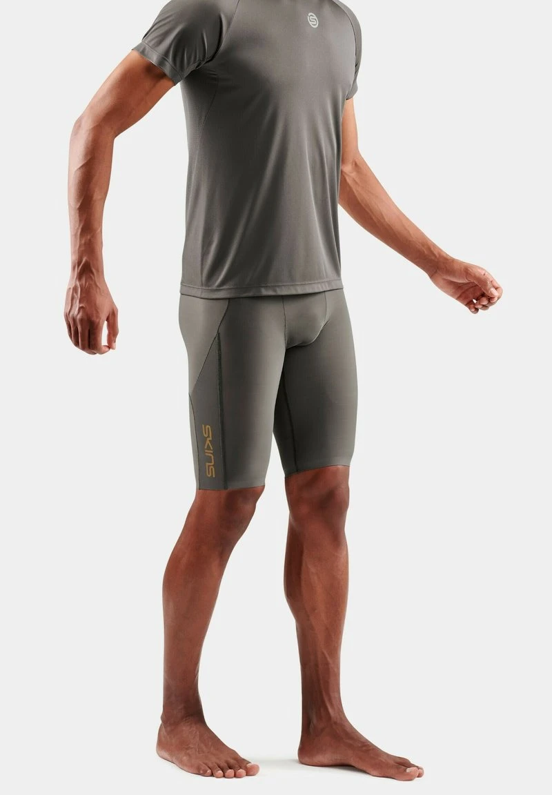 SKINS SHORT SLEEVE - Sport T-shirt - Charcoal 3 SKINS SHORT SLEEVE - Sport T-shirt - Charcoal – Bild 3