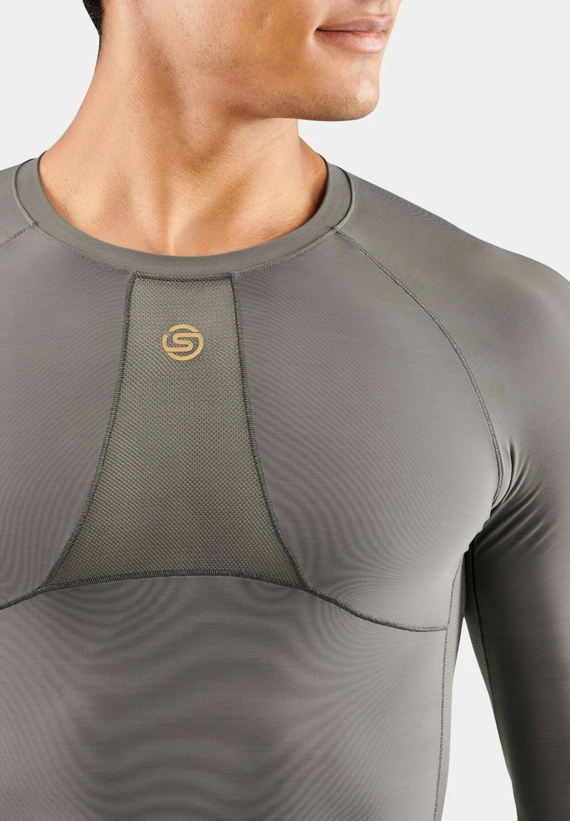 SKINS KOMPRESSIONSSHIRT S5 - Langarmshirt - Charcoal 4 SKINS KOMPRESSIONSSHIRT S5 - Langarmshirt - Charcoal – Bild 4