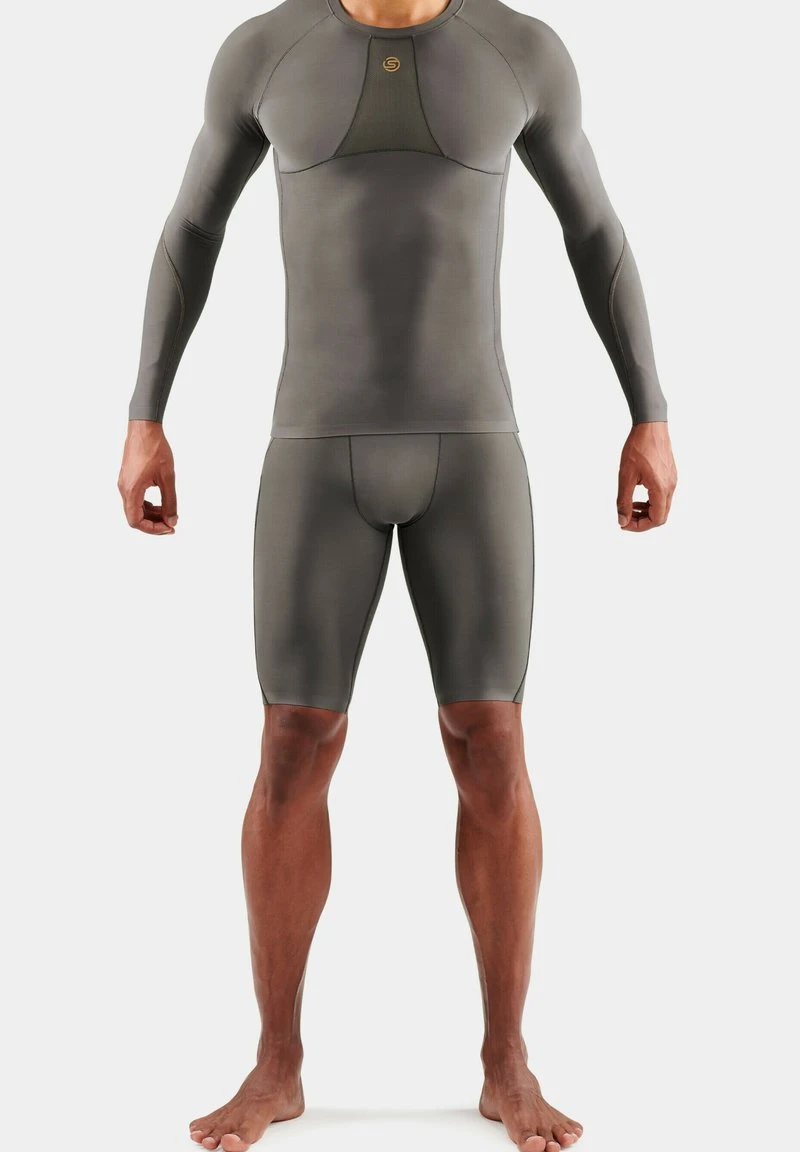 SKINS KOMPRESSIONSSHIRT S5 - Langarmshirt - Charcoal 2 SKINS KOMPRESSIONSSHIRT S5 - Langarmshirt - Charcoal – Bild 2