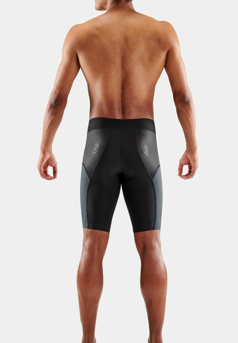 SKINS ELITEHALF - Tights - Black Carbon 3 SKINS ELITEHALF - Tights - Black Carbon – Bild 3