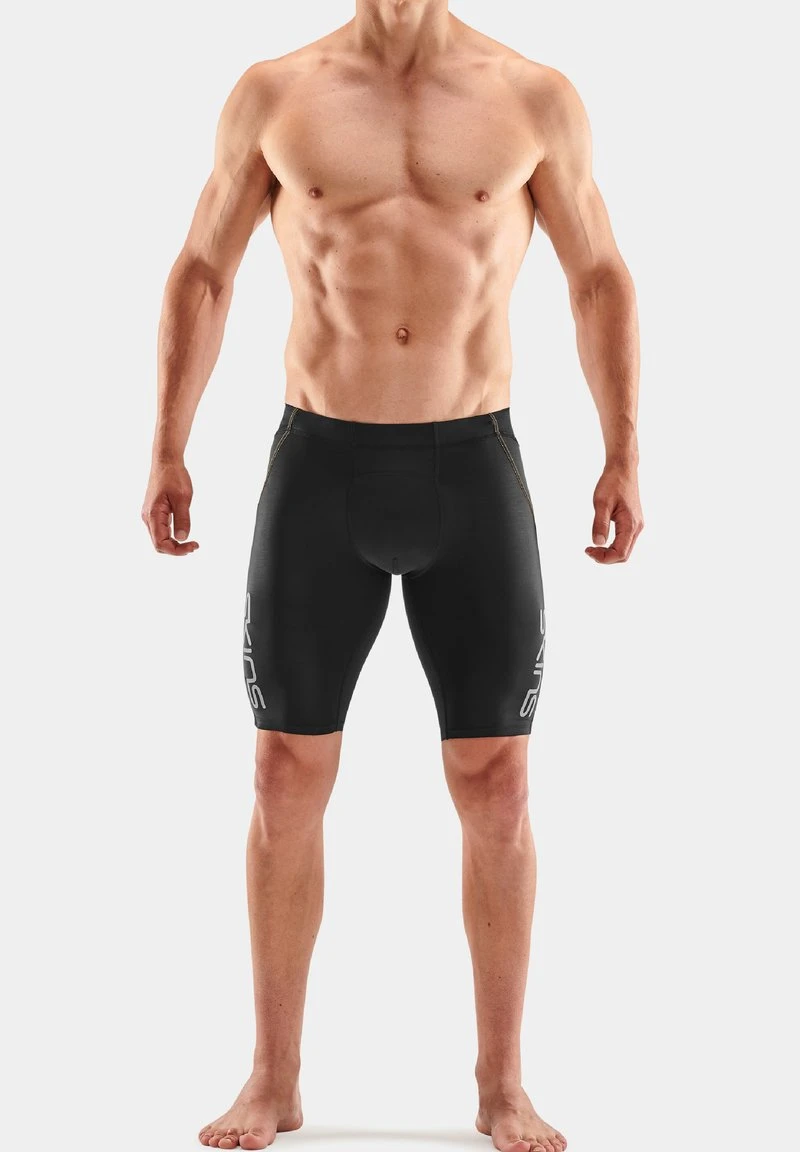 SKINS Kurze Sporthose - Black Yellow 2 SKINS Kurze Sporthose - Black Yellow – Bild 2