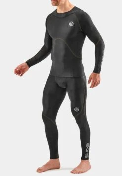 SKINS LONGSLEEVE - Langarmshirt - Black Yellow -Skins 7e67f62adcbb436f9d15c201d21f3537