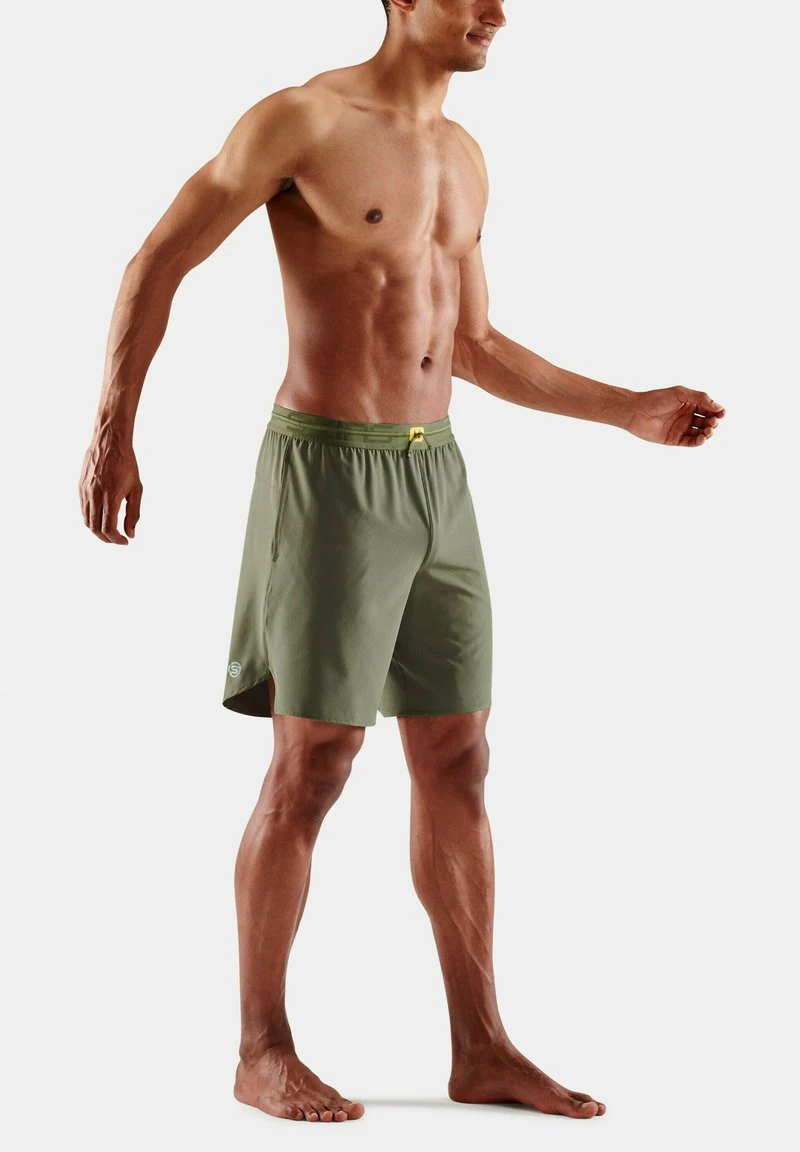 SKINS Kurze Sporthose - Khaki 2 SKINS Kurze Sporthose - Khaki – Bild 2