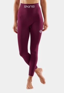 SKINS KOMPRESSION - Tights - Burgundy