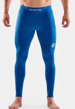SKINS KOMPRESSIONSHOSE S1 LONG TIGHTS - Unterhose Lang - Bright Blue