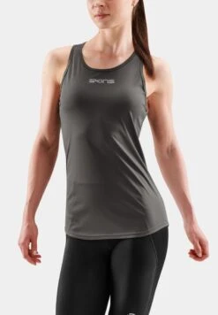 SKINS Top - Charcoal