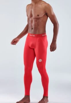 SKINS KOMPRESSIONSHOSE S1 LONG TIGHTS - Unterhose Lang - Red -Skins 8c85cbf83c664478901e283aa35723c0