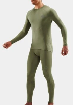 SKINS LONG SLEEVE 2 SERIES - Surfshirt - Khaki -Skins 904f4e22f9cc41b6b52775cc5faaaaf6