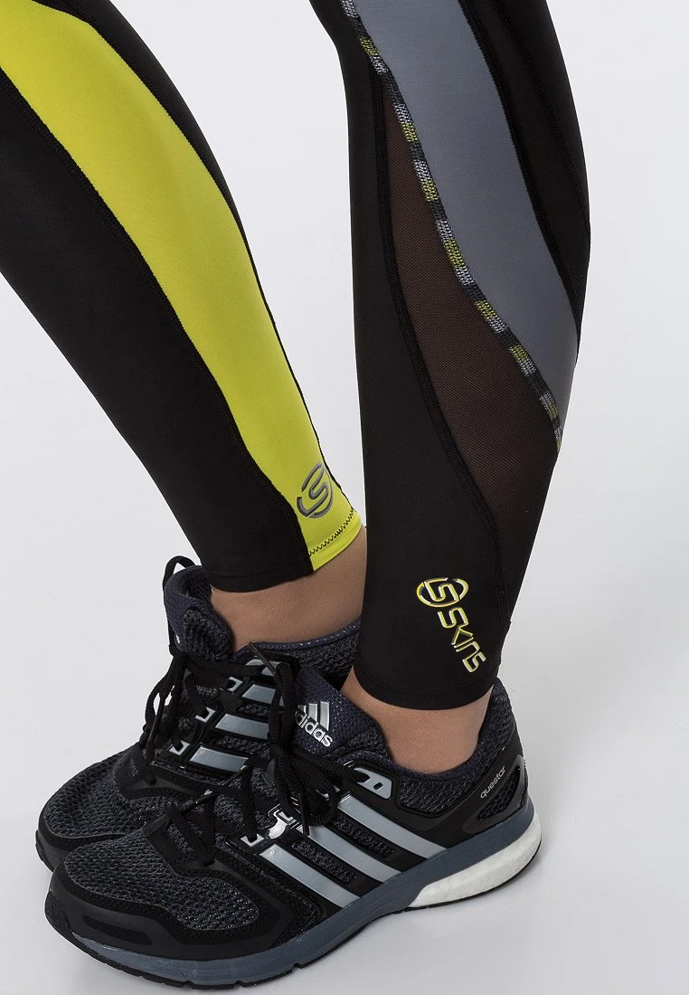 SKINS DNAMIC - Tights - Black/limoncello 6 SKINS DNAMIC - Tights - Black/limoncello – Bild 6